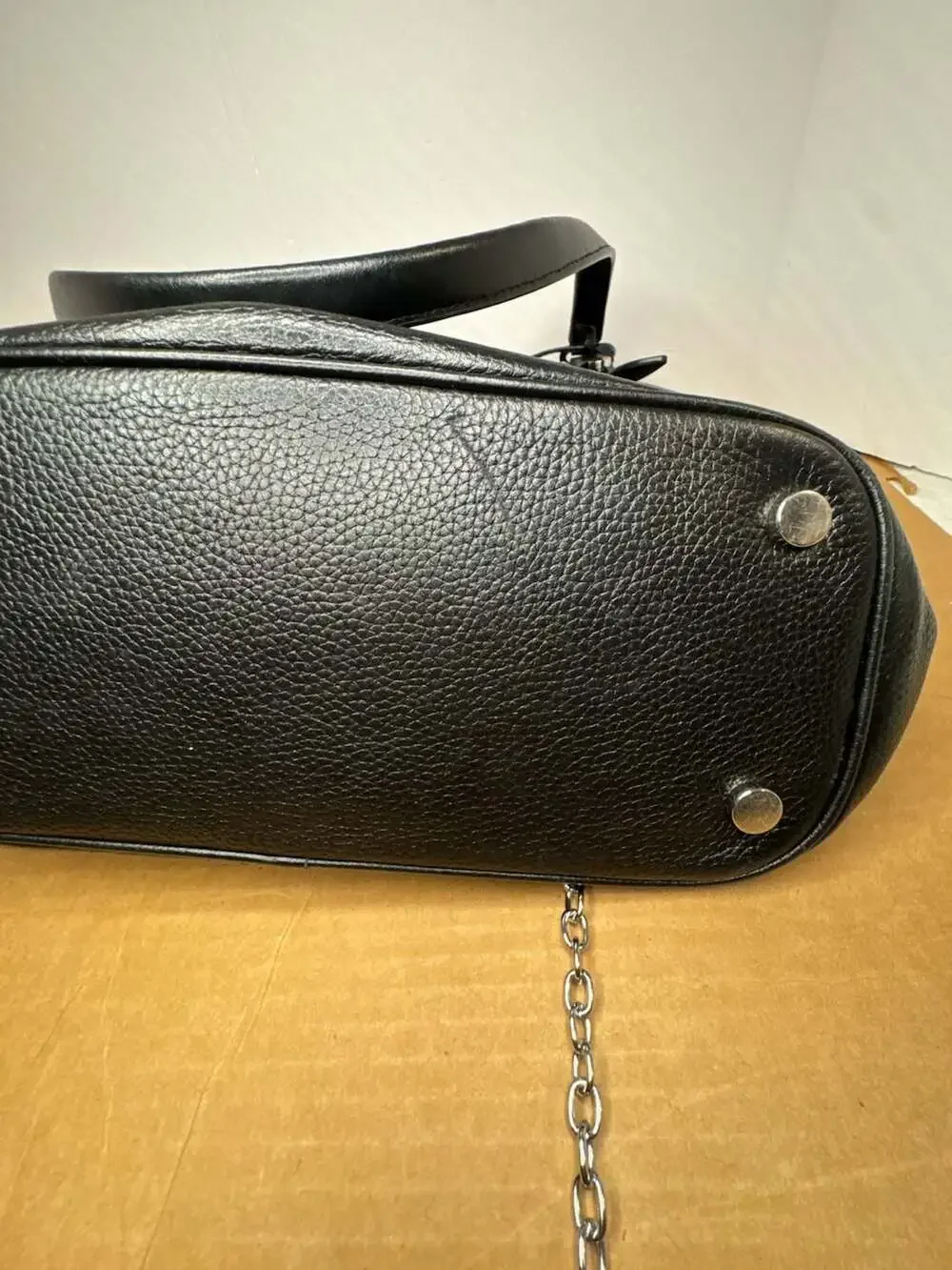 Michael Kors Carrie Large Pebble Leather Shoulder Tote Bag